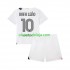 Camisola AC Milan Rafael Leao 10 Criança Equipamento Segundo 2023-2024 Manga Curta